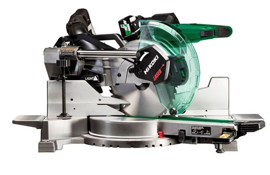 Afbeeldingen van HIKOKI Accu afkortzaag C3610DRAWAZ 36V BL 255MM zaagcapaciteit 64X318MM AS 30MM 2x MV-B [36V 4,0Ah/18V 8,0Ah]
