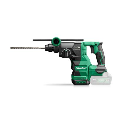 Afbeeldingen van HIKOKI DH1826DAW4Z ACCU BOOR-BREEKHAMER SDS PLUS 18V, PISTOOLMODEL, BL, 3,2J, MV, EXCLUSIVE in DOOS