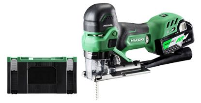 Afbeeldingen van HIKOKI Accu decoupeerzaag CJ36DBWRZ 36V BL 160MM handpalmgreep 2x MV-A [36V 2,5Ah/18V 5,0Ah] in HSC II