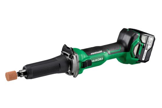 Afbeeldingen van HIKOKI Accu rechteslijpmachine GP18DAWGZ 18V BL 7000-29000tr rem MV 2x 5,0Ah in kunststof koffer