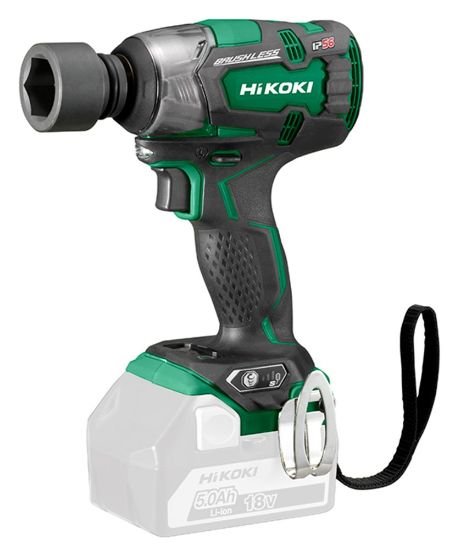 Afbeeldingen van HIKOKI Accu slagmoeraanzetter 1/2" WR18DBDL2W4Z 18V BL 305Nm IP56 MV EXCLUSIVE in doos