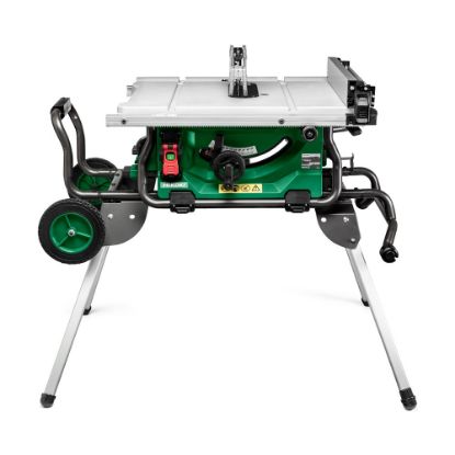 Afbeeldingen van HIKOKI Accu zaagtafel C3610DRJW4WZ 36V BL 255MM zaagcapaciteit 79MM MV EXCLUSIVE inclusief onderstel 376510