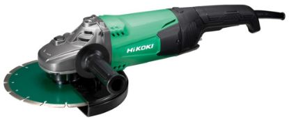 Afbeeldingen van HIKOKI Haakse slijper G18STWEZ 230V 2000W 180MM dodemans schakelaar inclusief diamantbladen in doos