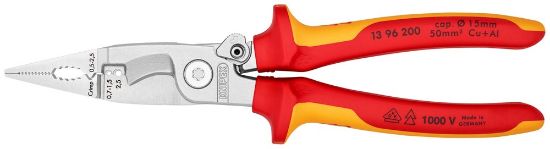 Afbeeldingen van KNIPEX Installatietang elektro 1396200 6-functies