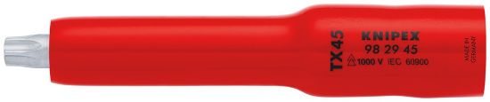 Afbeeldingen van KNIPEX Inzetsteeksleutelstuk ⅜" 982945 DIN60900 TX45