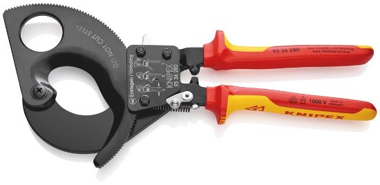 Afbeeldingen van KNIPEX Kabelschaar ratel 9536280 380MM² / 52MM