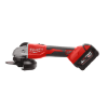 Afbeeldingen van MILWAUKEE Accu haakse slijper M18BLSAG125X-402X 125MM met schuifschakelaar