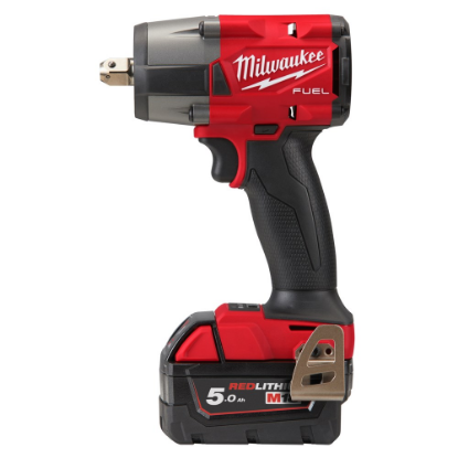 Afbeeldingen van MILWAUKEE Accu slagmoersleutel ½" M18FMTIW2P12-502X met verende borgpen