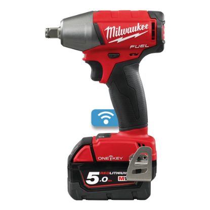 Afbeeldingen van MILWAUKEE Accu slagmoersleutel ½" M18ONEIWF12-502X ONE-KEY met frictiering