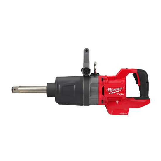 Afbeeldingen van MILWAUKEE Accu slagmoersleutel 1" M18ONEFHIWF1D-0C ONE-KEY D-greep met frictiering en verlengde as (150MM) BODY