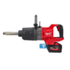 Afbeeldingen van MILWAUKEE Accu slagmoersleutel 1" M18ONEFHIWF1D-12C ONE-KEY D-greep met frictiering en verlengde as (150MM)