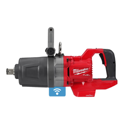 Afbeeldingen van MILWAUKEE Accu slagmoersleutel 1" M18ONEFHIWF1DS-0C ONE-KEY D-greep met frictiering en korte aandrijfas BODY