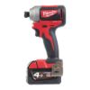 Afbeeldingen van MILWAUKEE Accu slagschroevendraaier compact M18CBLID-402C koolborstelloos