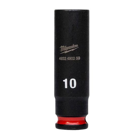 Afbeeldingen van MILWAUKEE Dop SHOCKWAVE ¼" lang 10MM