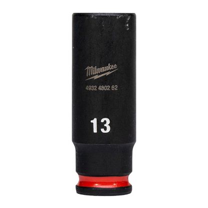 Afbeeldingen van MILWAUKEE Dop SHOCKWAVE ¼" lang 13MM