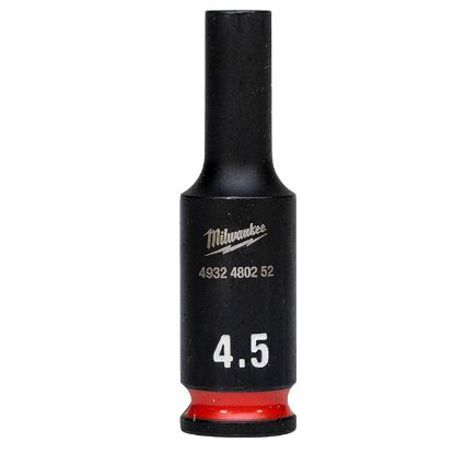 Afbeeldingen van MILWAUKEE Dop SHOCKWAVE ¼" lang 4,5MM