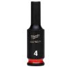 Afbeeldingen van MILWAUKEE Dop SHOCKWAVE ¼" lang 4MM