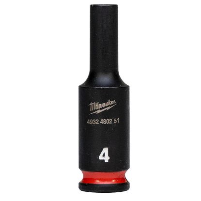 Afbeeldingen van MILWAUKEE Dop SHOCKWAVE ¼" lang 4MM