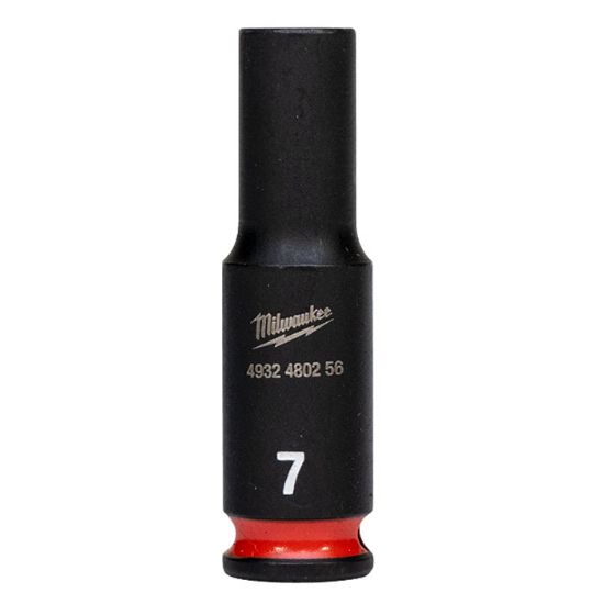 Afbeeldingen van MILWAUKEE Dop SHOCKWAVE ¼" lang 7MM