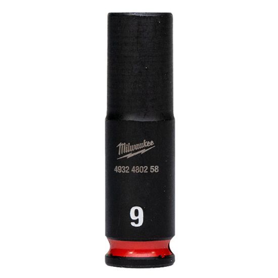 Afbeeldingen van MILWAUKEE Dop SHOCKWAVE ¼" lang 9MM