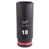 Afbeeldingen van MILWAUKEE Dop SHOCKWAVE ⅜" lang 18MM