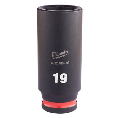 Afbeeldingen van MILWAUKEE Dop SHOCKWAVE ⅜" lang 19MM