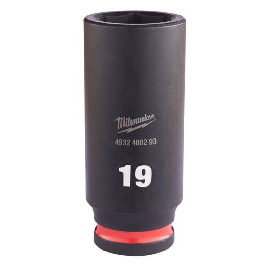 Afbeeldingen van MILWAUKEE Dop SHOCKWAVE ⅜" lang 19MM