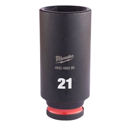 Afbeeldingen van MILWAUKEE Dop SHOCKWAVE ⅜" lang 21MM