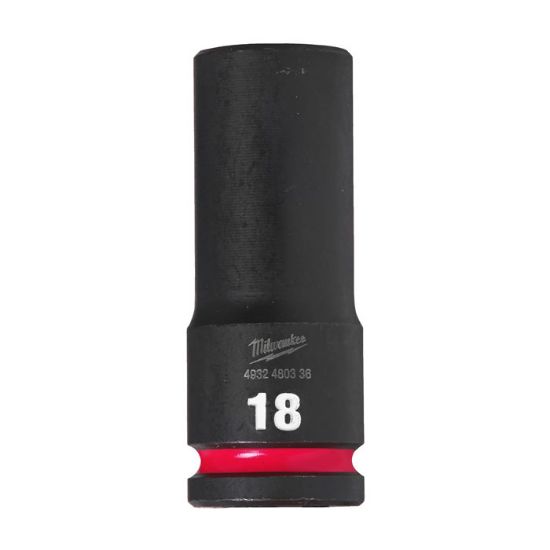 Afbeeldingen van MILWAUKEE Dop SHOCKWAVE ½" lang 18MM