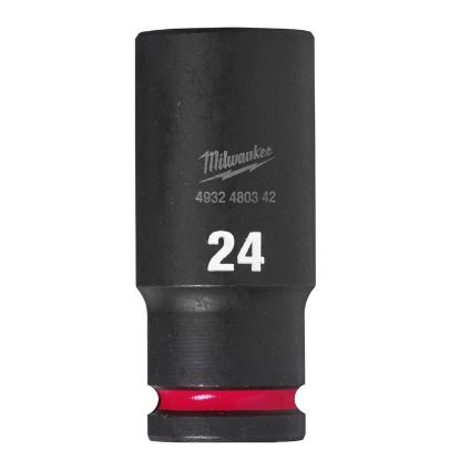 Afbeeldingen van MILWAUKEE Dop SHOCKWAVE ½" lang 24MM
