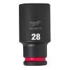Afbeeldingen van MILWAUKEE Dop SHOCKWAVE ½" lang 28MM