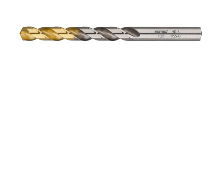 Afbeeldingen van ROTEC Metaalboor HSS-G DIN338 HD-S TiN 9,9MM