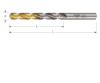 Afbeeldingen van ROTEC Metaalboor HSS-G DIN338 HD-S TiN 9,8MM