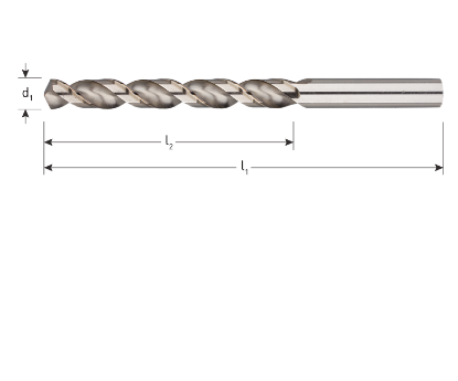 Afbeeldingen van ROTEC Metaalboor HSS-G DIN338 type W ALU 2,5MM