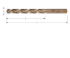 Afbeeldingen van ROTEC Metaalboor HSS-E DIN338 type HD-S 9,4MM