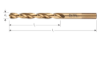 Afbeeldingen van ROTEC Metaalboor HSS-G DIN338 TOP-X type N 3,3MM