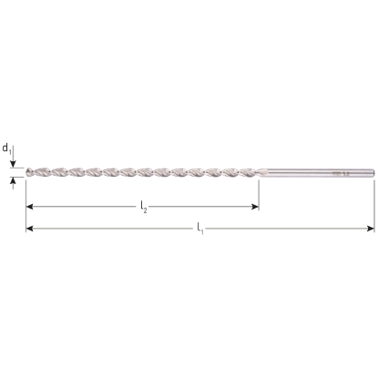 Afbeeldingen van ROTEC Metaalboor HSS-G DIN1869 type TLS 7,0X370MM