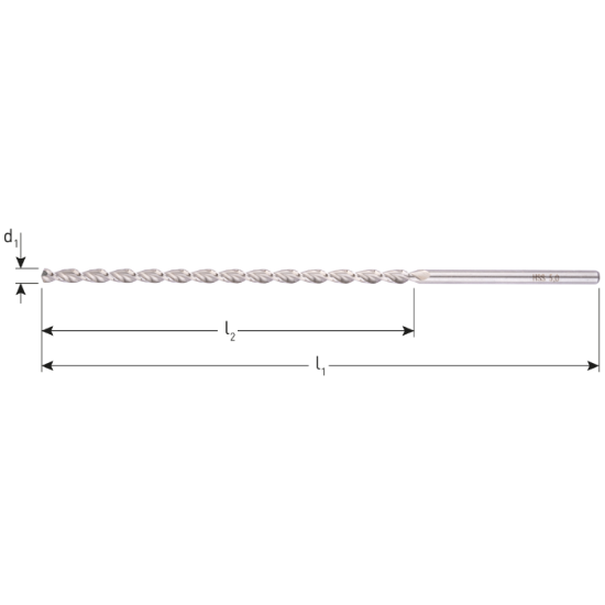 Afbeeldingen van ROTEC Metaalboor HSS-G DIN1869 type TLS 13,0X375MM