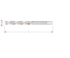 Afbeeldingen van ROTEC Centreerboor HSS 7,4X120MM