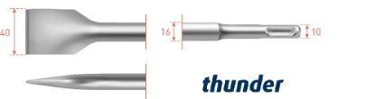 Afbeeldingen van ROTEC Spadebeitel SDS-Plus Thunder 40X250MM