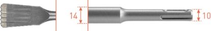 Afbeeldingen van ROTEC Patentvoegbeitel kort SDS-Plus 32X125X6MM