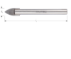 Afbeeldingen van ROTEC Glasboor 4X90MM