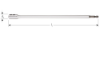 Afbeeldingen van ROTEC Verlengstuk ¼" E6,3 300MM