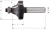 Afbeeldingen van ROTEC Kwartrondprofielfrees HM lager SILVER S=8MM 31,7MM