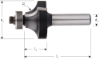 Afbeeldingen van ROTEC Afrondprofielfrees HM lager SILVER S=8MM 28,6MM