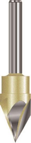 Afbeeldingen van ROTEC V-groeffrees HM 60° SILVER S=8MM 11MM