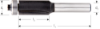 Afbeeldingen van ROTEC Kantenfrees HM lager SILVER S=8MM 12,7MM