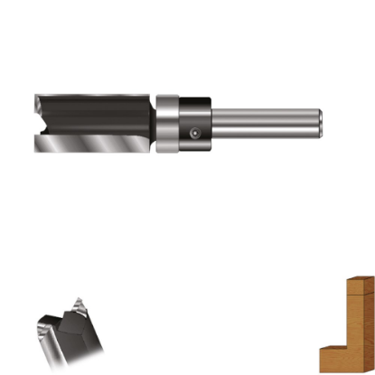 Afbeeldingen van ROTEC Groeffrees HM lager GOLD S=8MM 12,7X25X32MM
