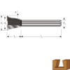 Afbeeldingen van ROTEC Zwaluwstaartfrees HM voorritser GOLD S=8MM 14,3MM 14°