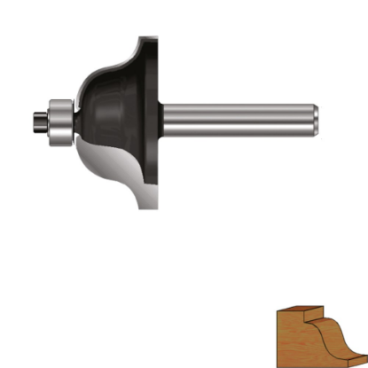 Afbeeldingen van ROTEC Lijstfrees HM GOLD 34,9MM R=6,35 S=8MM